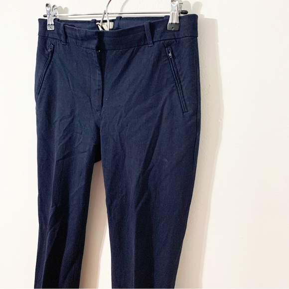 J. Crew Factory Stretch Lexie Pant Cotton Blend Skinny Leg Navy Blue Style C9716 - Picture 4 of 14